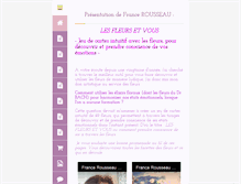 Tablet Screenshot of lesfleursetvous.com